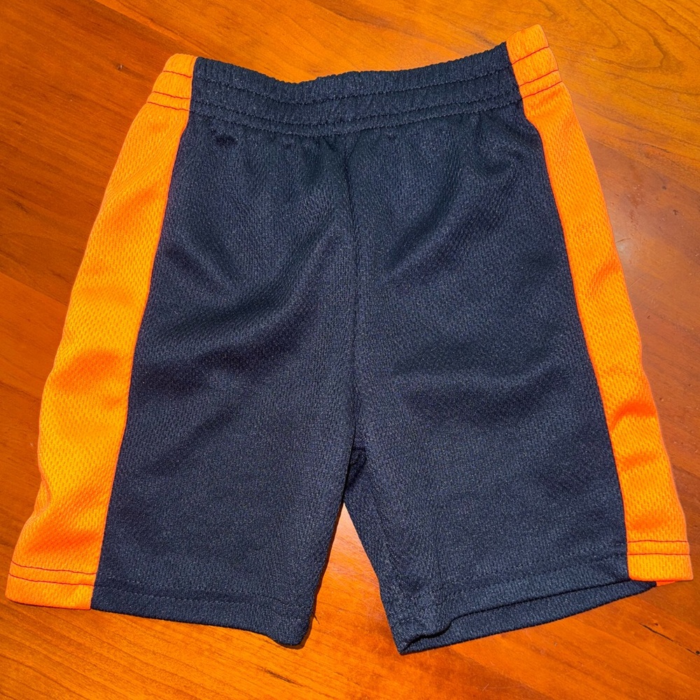 Revolution Black and Orange Kids Shorts